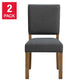 Zealand Dining Chair, 2-Pack – Modern Upholstered Dining Room Chairs