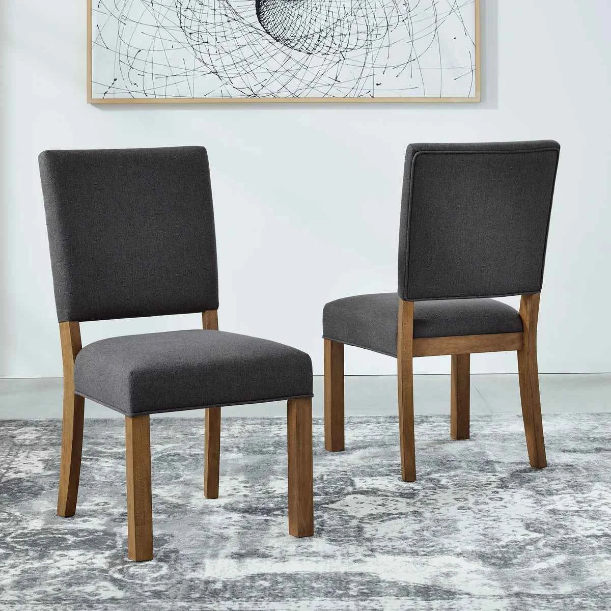 Zealand Dining Chair, 2-Pack – Modern Upholstered Dining Room Chairs