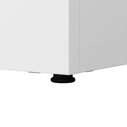 Bush Furniture Hampton Heights Tall Storage Cabinet with Doors & Shelves – Modern Pantry & Organizer