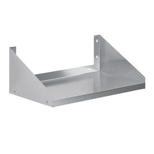 18" x 30" Stainless Steel Microwave Shelf – Durable Wall-Mounted Kitchen Organizer