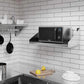 18" x 30" Stainless Steel Microwave Shelf – Durable Wall-Mounted Kitchen Organizer