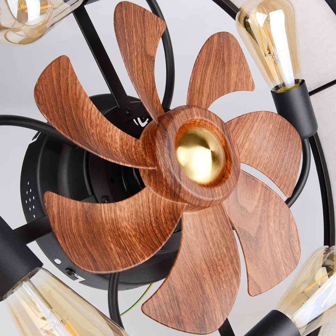 19.6” Ceiling Fan with Light Kit & Remote Control – Modern Compact Indoor Ceiling Fan