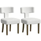 2-Pack Domica Fabric Dining Chairs Modern Comfort & Style