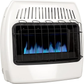 Dyna-Glo 20,000 BTU Natural Gas Blue Flame Vent-Free Wall Heater – White