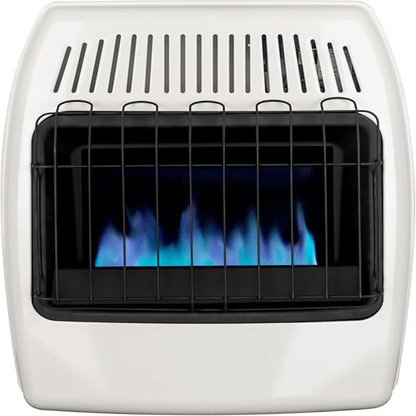 Dyna-Glo 20,000 BTU Natural Gas Blue Flame Vent-Free Wall Heater – White