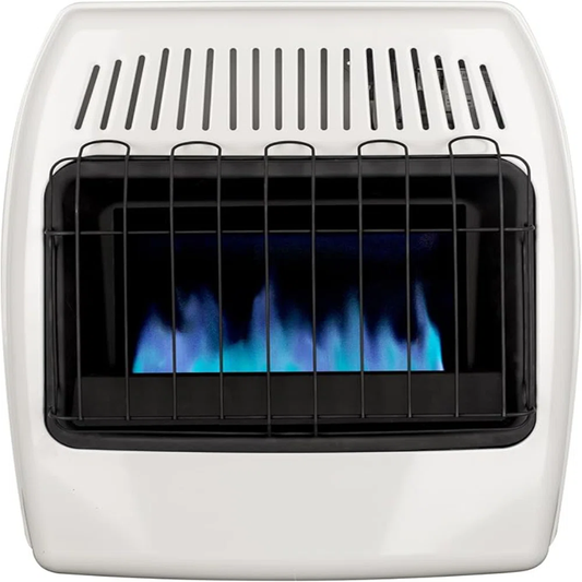 Dyna-Glo 20,000 BTU Natural Gas Blue Flame Vent-Free Wall Heater – White