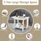 24" Wide HDPE Shower Bench – Waterproof Bath & Spa Seat
