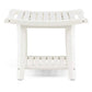 24" Wide HDPE Shower Bench – Waterproof Bath & Spa Seat