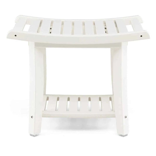24" Wide HDPE Shower Bench – Waterproof Bath & Spa Seat