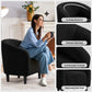 27" Wide Upholstered Solid Wood Barrel Accent Club Chair – Stylish & Comfortable Seating