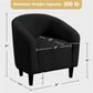 27" Wide Upholstered Solid Wood Barrel Accent Club Chair – Stylish & Comfortable Seating