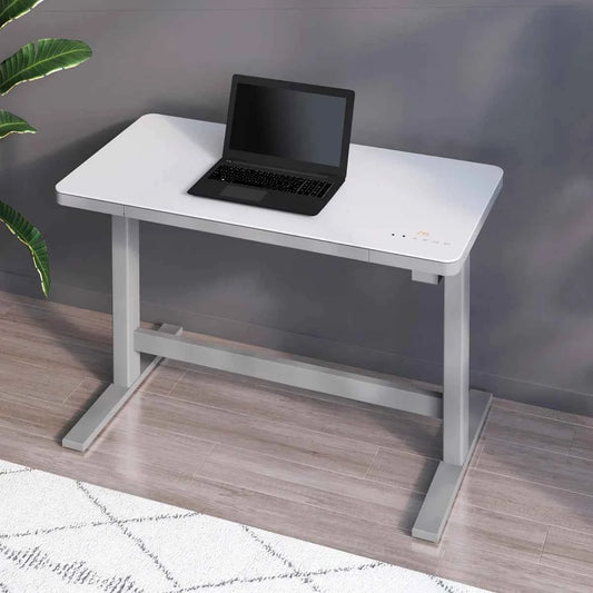 Tresanti Geller Adjustable Height Desk – 47.3" x 25.6" Modern Sit-Stand Workstation