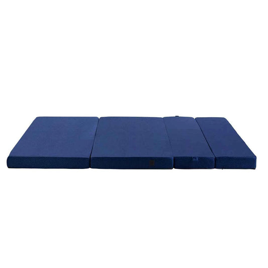 Sealy Flip A 4" Tri-Fold Memory Foam Mattress – Portable Comfort for Home & Travel