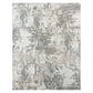 Timeless Otello Grey 6'6" x 9 Area Rug – Elegant Modern Design for Living & Dining Rooms