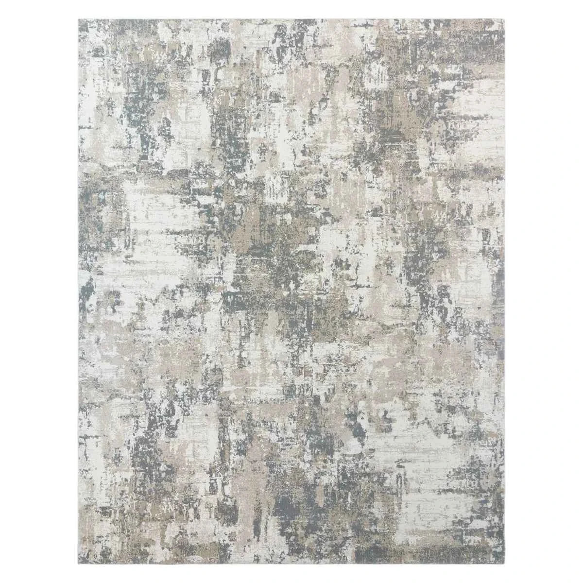 Timeless Otello Grey 6'6" x 9 Area Rug – Elegant Modern Design for Living & Dining Rooms