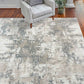 Timeless Otello Grey 6'6" x 9 Area Rug – Elegant Modern Design for Living & Dining Rooms