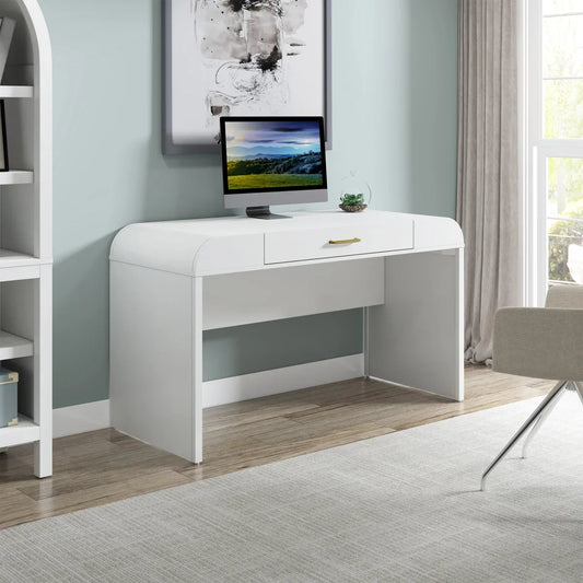 Modern White Desk – Sleek Office & Home Writing Table