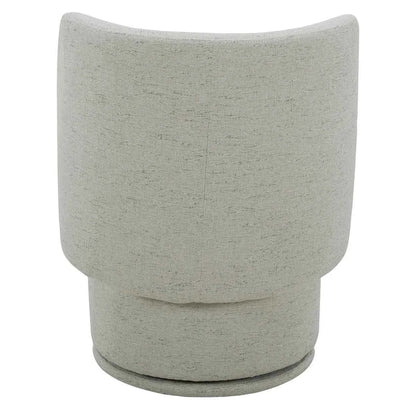 Aiden & Ivy Grey Fabric Armless Swivel Dining Chair – Modern Comfort & Style