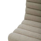 Aiden & Ivy Fabric Armless Dining Chair with Casters – Modern Rolling Accent Chair