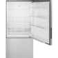 GE® ENERGY STAR® 17.7 Cu. Ft. Counter-Depth Bottom-Freezer Refrigerator