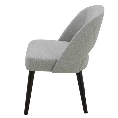 Gilman Creek Kobe Fabric Dining Chair Gery, 2-Pack – Modern Upholstered Dining Seating
