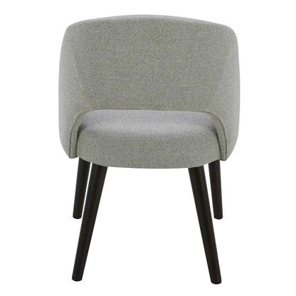 Gilman Creek Kobe Fabric Dining Chair Gery, 2-Pack – Modern Upholstered Dining Seating