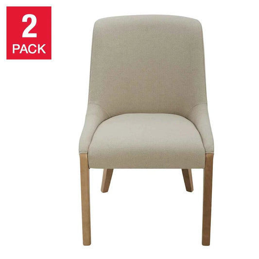 Aiden & Ivy Fabric Dining Chair, 2-Pack – Upholstered Modern Seating