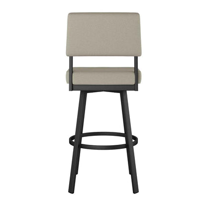 Amisco Avery Counter Stool – Modern Upholstered Swivel Bar Stool