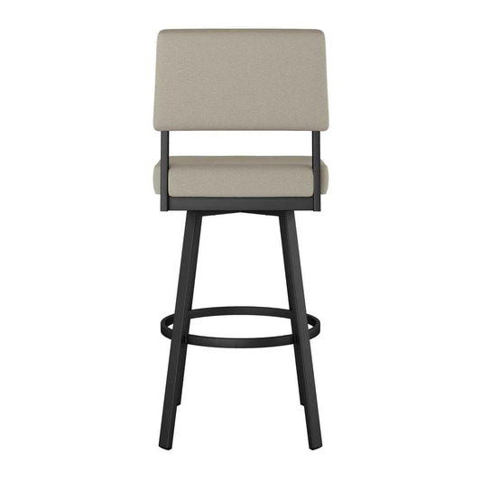 Amisco Avery Counter Stool – Modern Upholstered Swivel Bar Stool