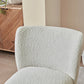 Woodstock, Ontario, appliances, furniture, home decor Blair Fabric Armless Dining Chair with Casters – Modern Upholstered Rolling Chair for Dining, Office, or Accent Seating