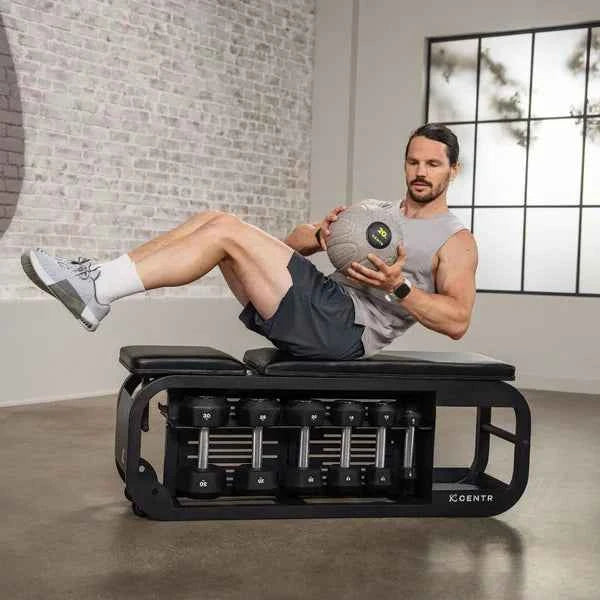 Centr Fusion Bench – Modern Upholstered Accent Bench with Storage