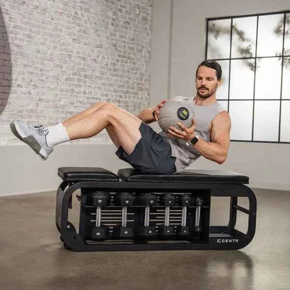 Centr Fusion Bench – Modern Upholstered Accent Bench with Storage