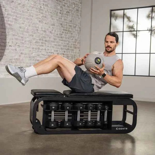 Centr Fusion Bench – Modern Upholstered Accent Bench with Storage