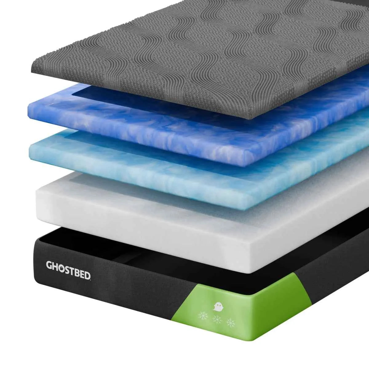 GhostBed Majestic 14-Inch Mattress with Cooling Gel Memory Foam – Medium Plush Comfort