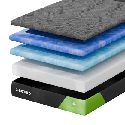 GhostBed Majestic 14-Inch Mattress with Cooling Gel Memory Foam – Medium Plush Comfort