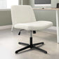 Sutton Armless Fabric Swivel Office Chair – Comfortable & Adjustable Desk Seating