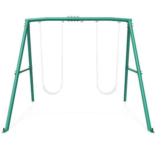 440lbs Extra Large Metal Swing Frame – Heavy Duty A-Frame with 5 Hanging Hooks