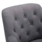 Aiden & Ivy Ray Fabric Swivel Office Chair – Grey Upholstered Desk Chair