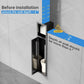 5.9" x 24.8" x 5.5" Recessed Toilet Paper Holder with Storage Cabinet – 304 Stainless Steel