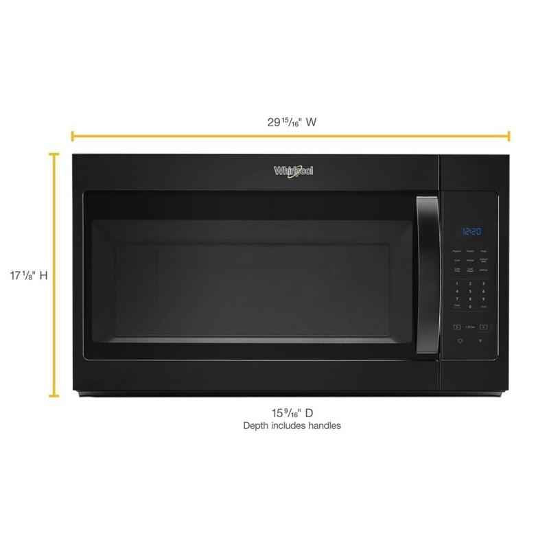 Whirlpool (MAYTAG) YWMH31017HB Microwave Oven – 1.7 cu. ft. Over-the-Range