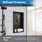 8 In. W X 24 In. H X 4 In. D Bathroom Shower Niche Standard Niche Over Mount Installation