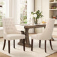 Aalbert Tufted Wing Back Parsons Upholstered Dining Chair Side Chair (Set of 2)