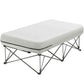 Air Mattress with Frame & Pump 2 Person Blow Up Camping Mattress 600lbs