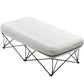 Air Mattress with Frame & Pump 2 Person Blow Up Camping Mattress 600lbs