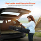 Air Mattress with Frame & Pump 2 Person Blow Up Camping Mattress 600lbs