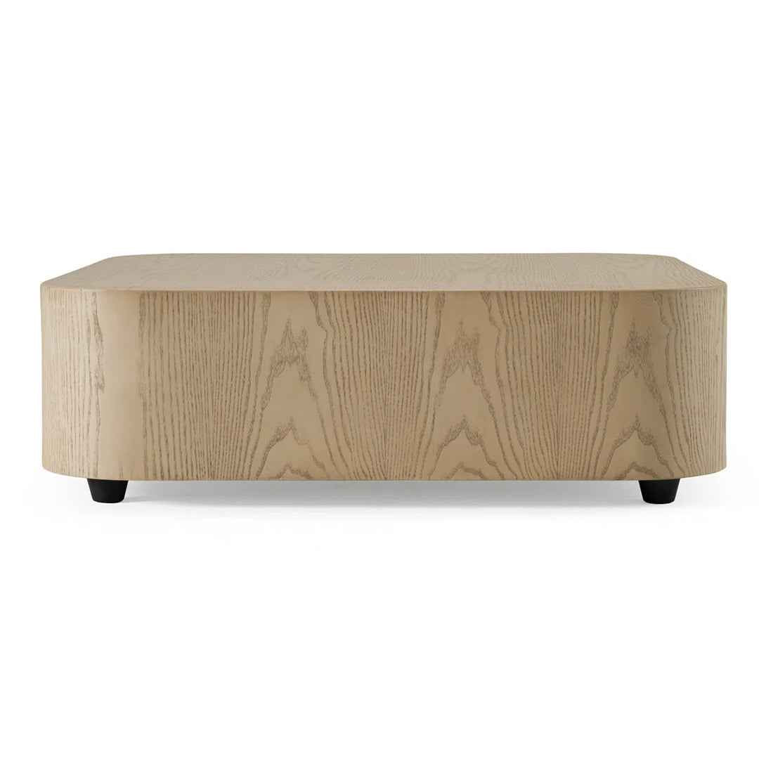 Alinblot Teller Modern Square Low Coffee Table – Minimalist Contemporary Living Room Centerpiece