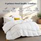 All Season Feather and Down Hotel Quality Comforter – Cozy Duvet Insert