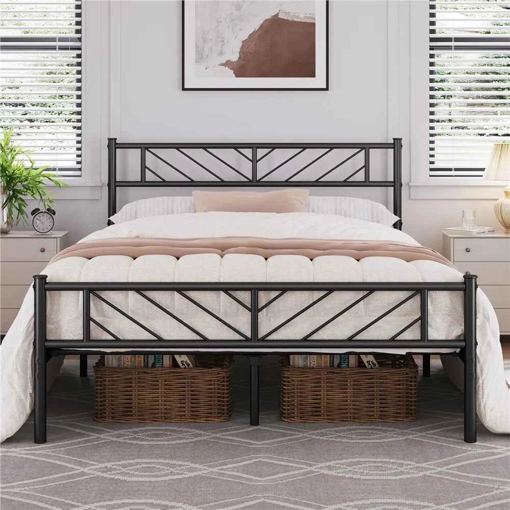 Armanni Platform Bed Frame with Designer Headboard – Modern & Stylish Bedroom Furniture