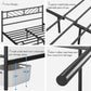 Armanni Platform Bed Frame with Designer Headboard – Modern & Stylish Bedroom Furniture