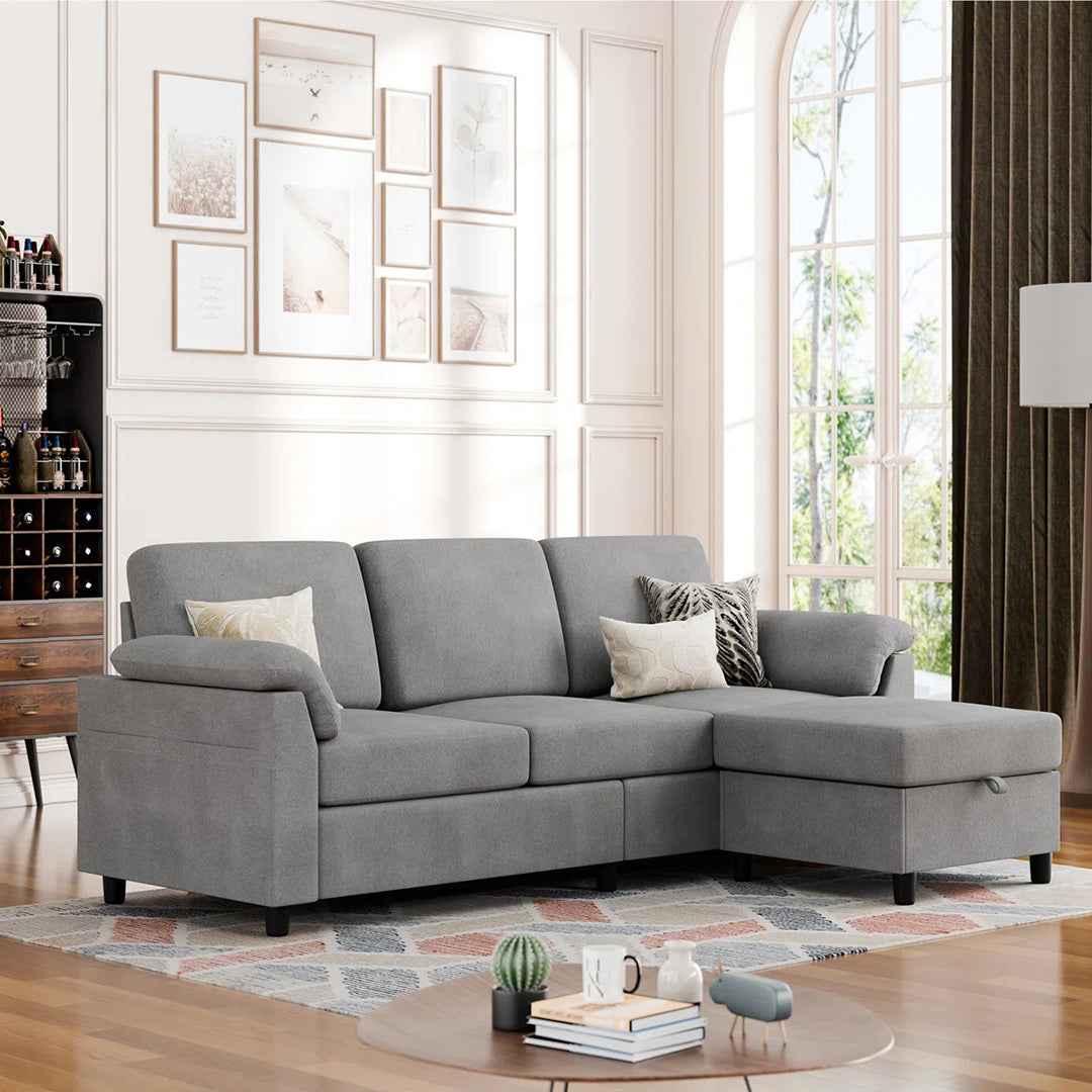 Ashleh 79.1" Square Arm Modular Sofa – Modern Comfort, Endless Versatility